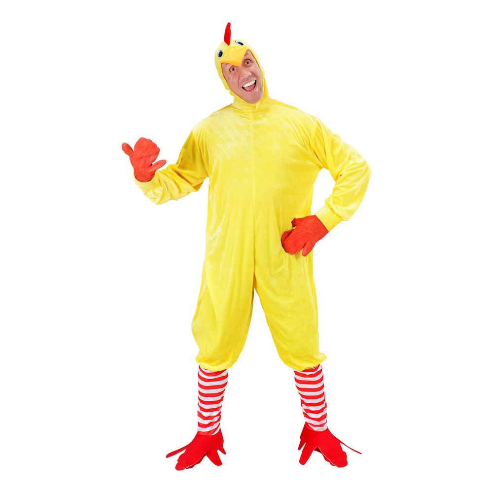 Kyckling Jumpsuit Maskeraddräkt