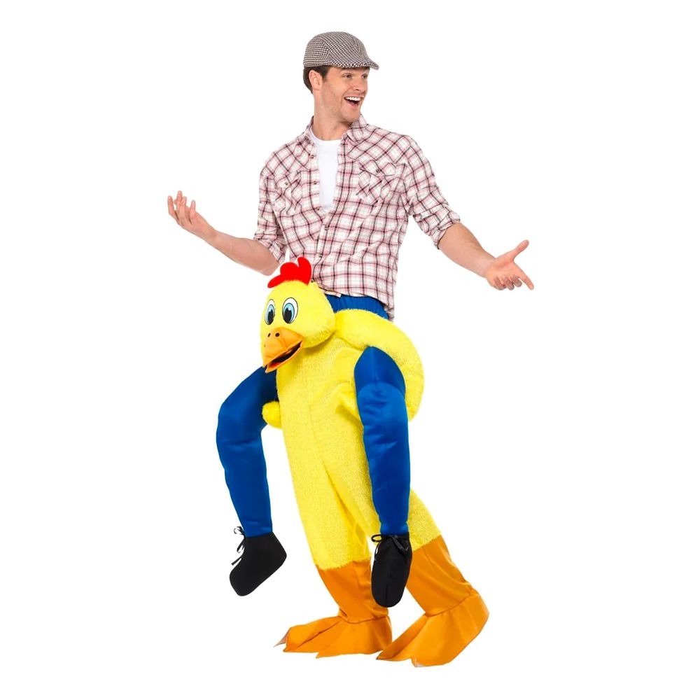 Kyckling Piggyback Maskeraddräkt