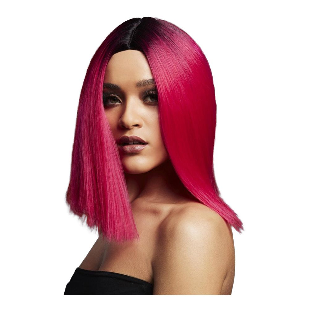 Kylie Magenta Kaksisävyinen Peruukki