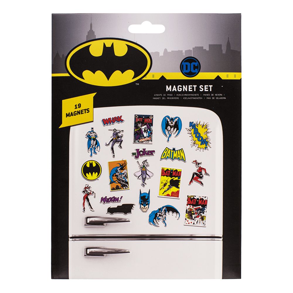 Kylskåpsmagneter Batman Retro