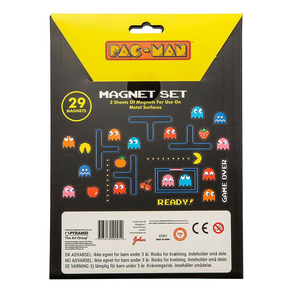Kylskåpsmagneter Pac-Man