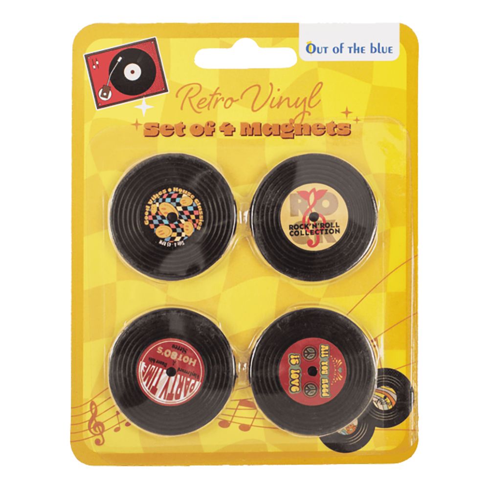 Kjøleskapsmagneter Vinylplater