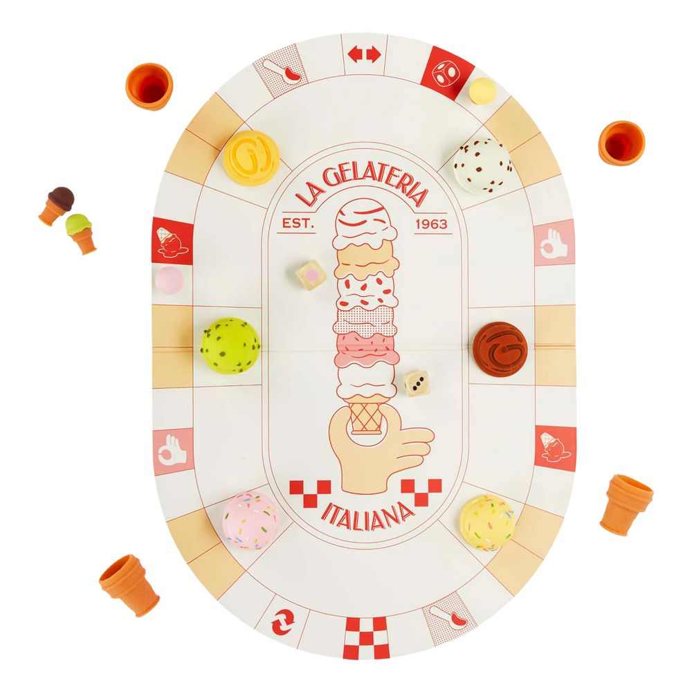 La Gelateria Glassaffär Sällskapsspel