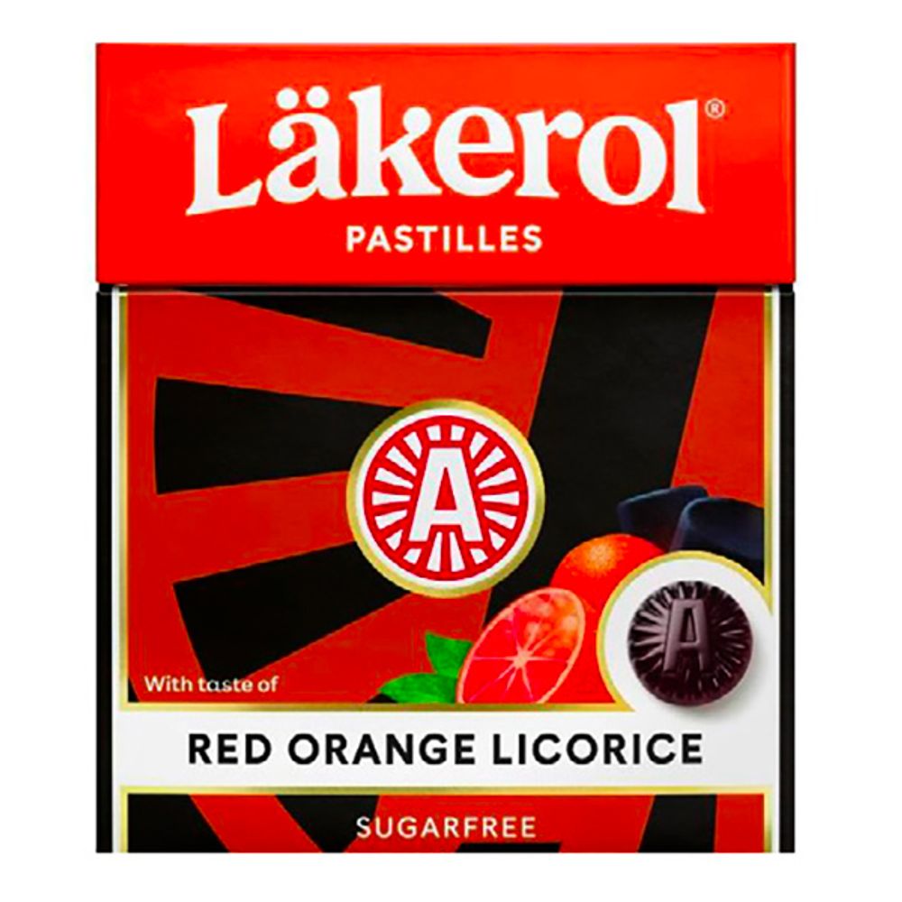 Läkerol Red Orange Licorice