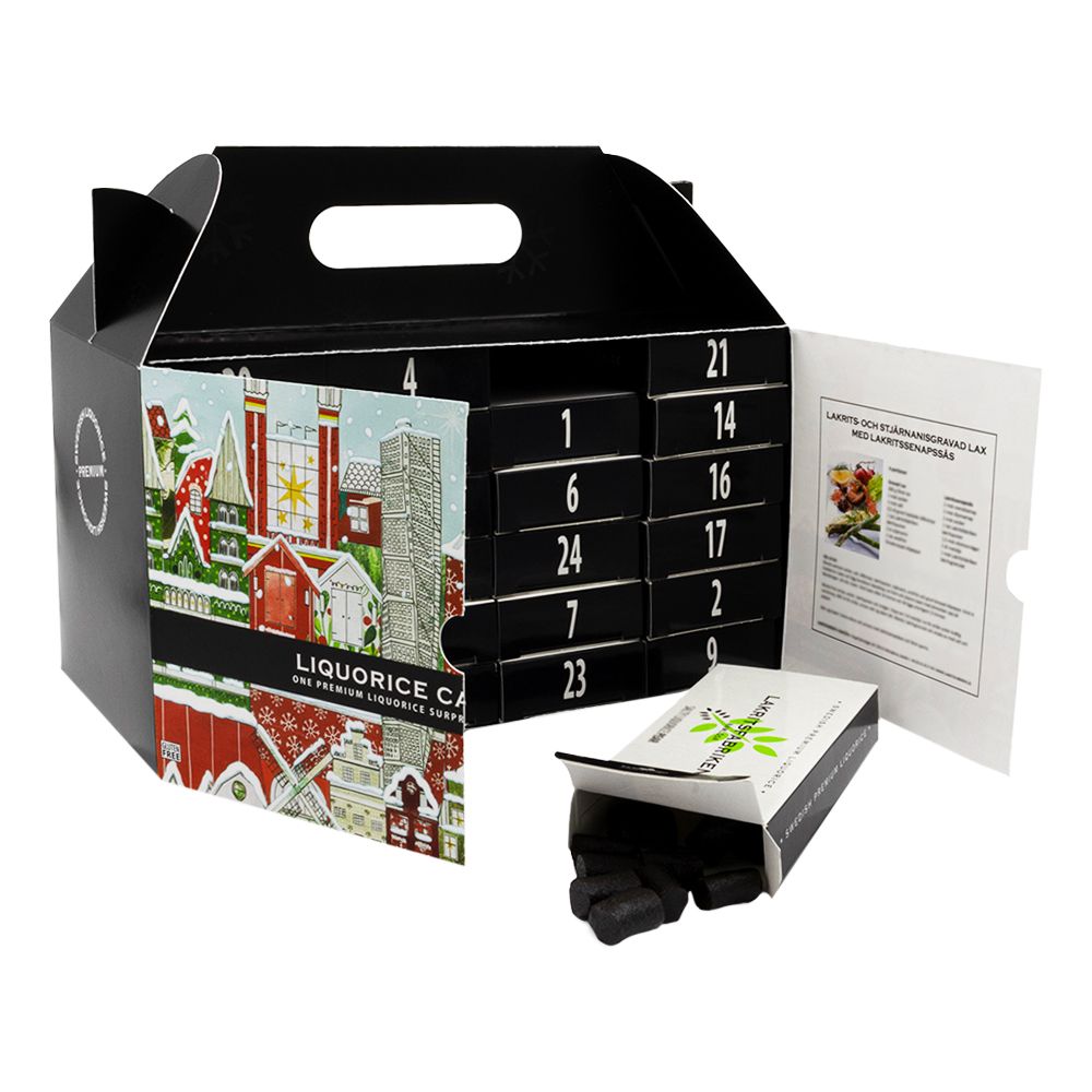 Lakritsfabriken Joulukalenteri Liquorice Calendar 2024