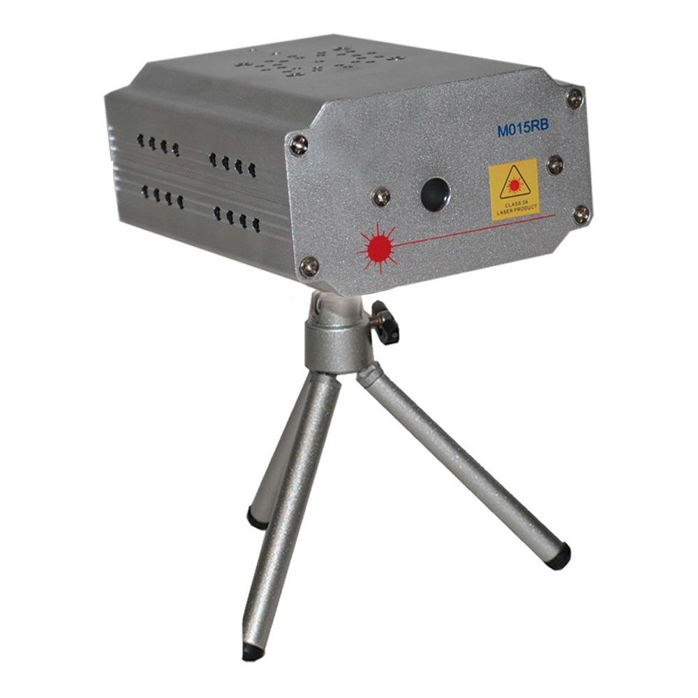 Laserlampe Mini Blinkende Rød/Blå