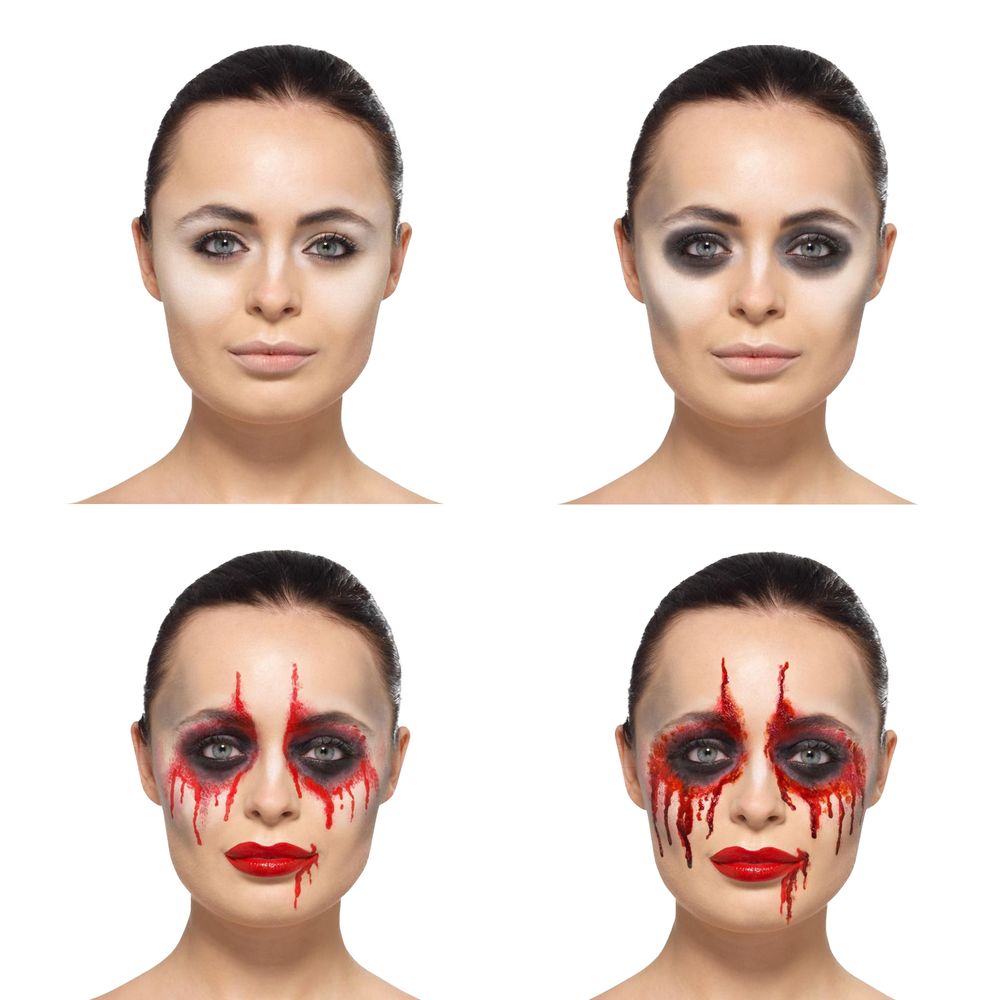 Pelottava Morsian Meikkisetti Halloween