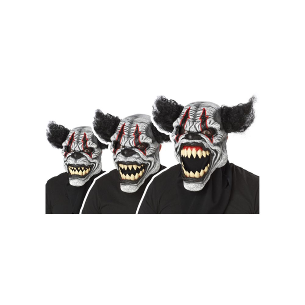 Läskig Clown Ani-Motion Mask
