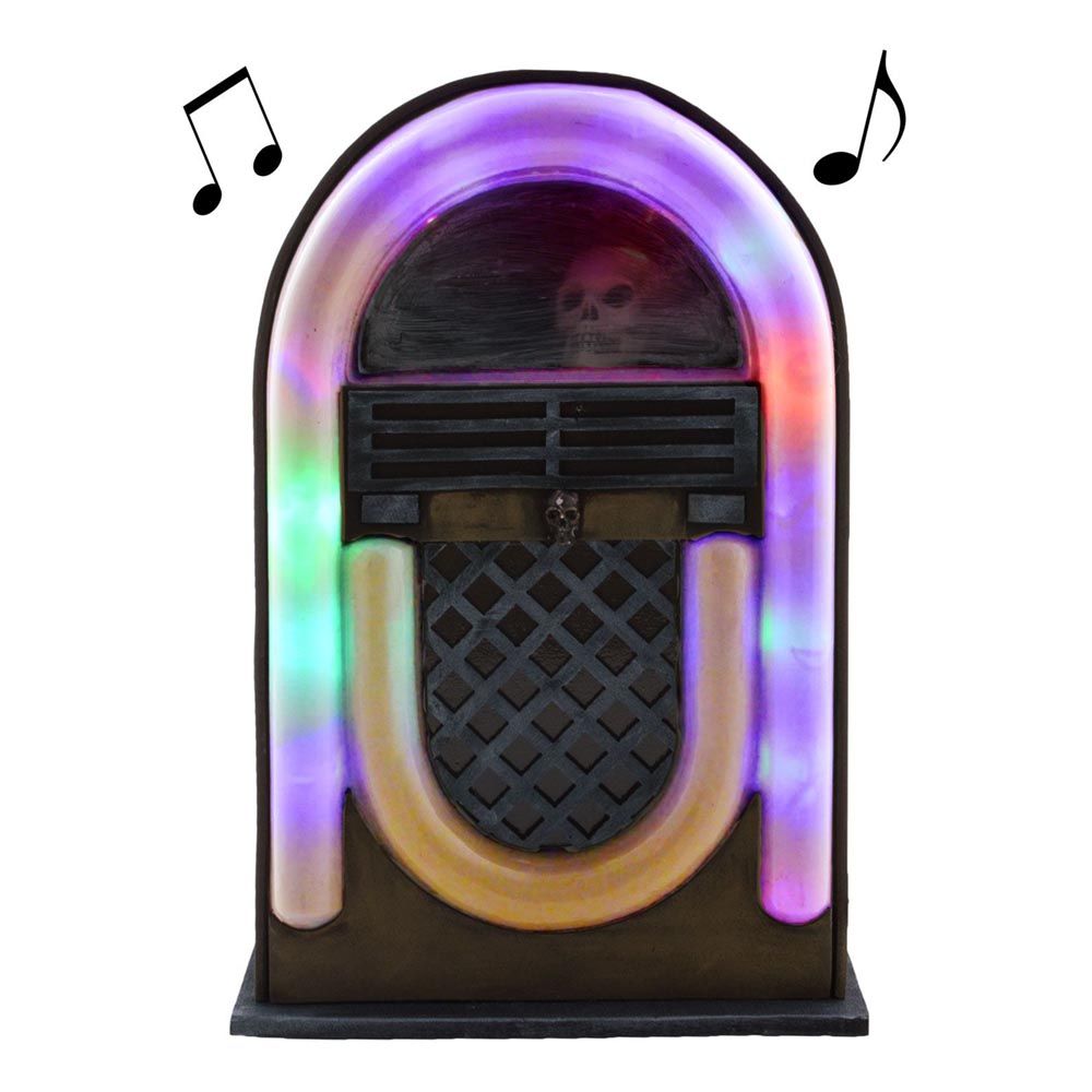 Läskig Jukebox med Ljud och Ljus