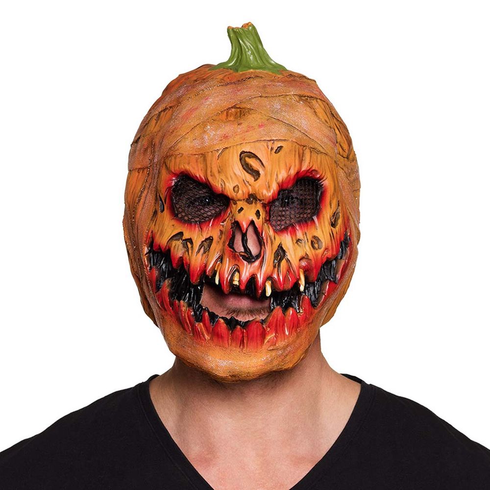 Läskig Pumpa Mask