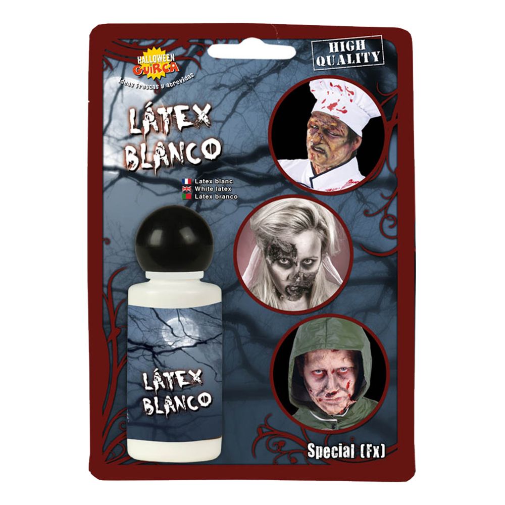 Latex på Boks Hvit