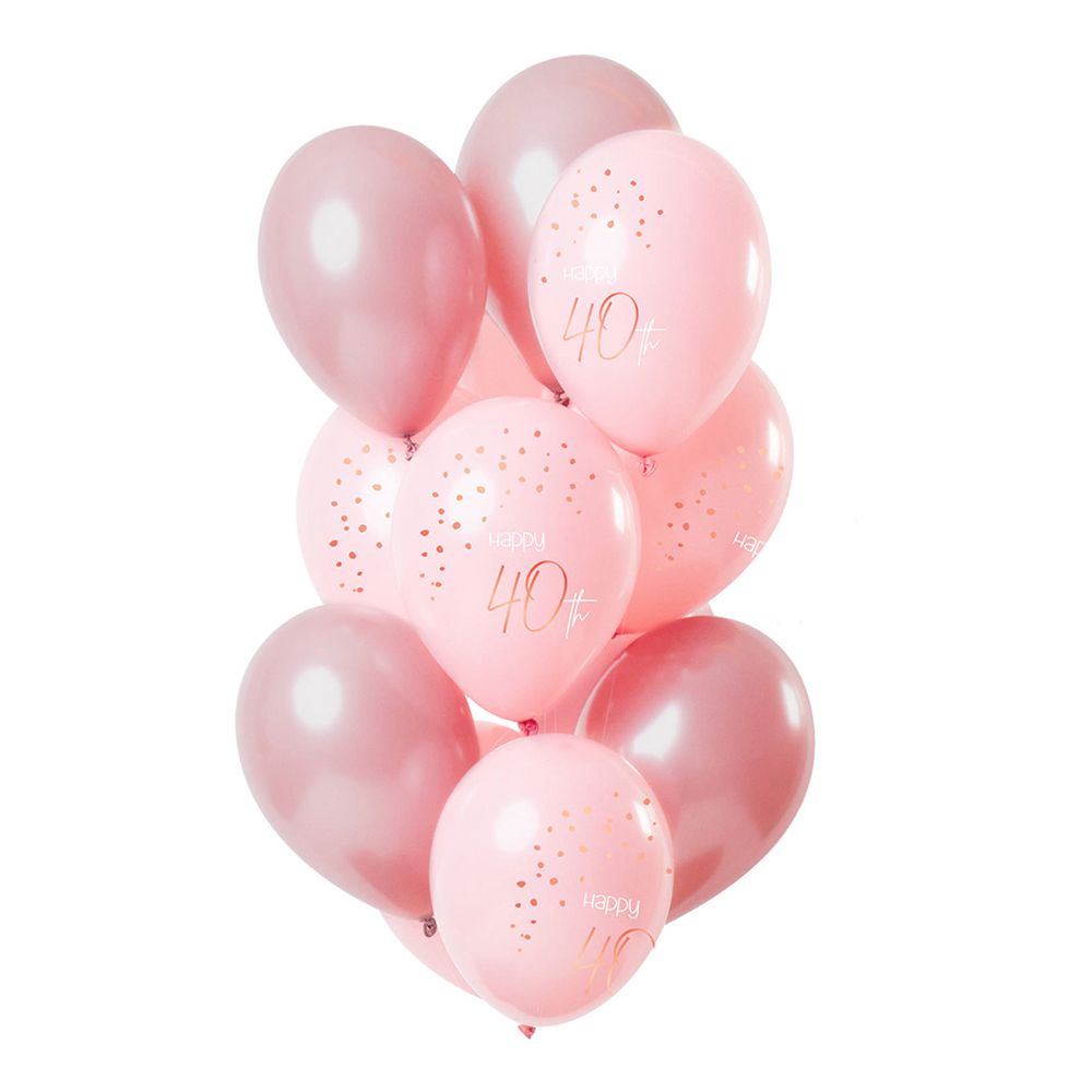 Ballonger Happy 40th Lush Blush