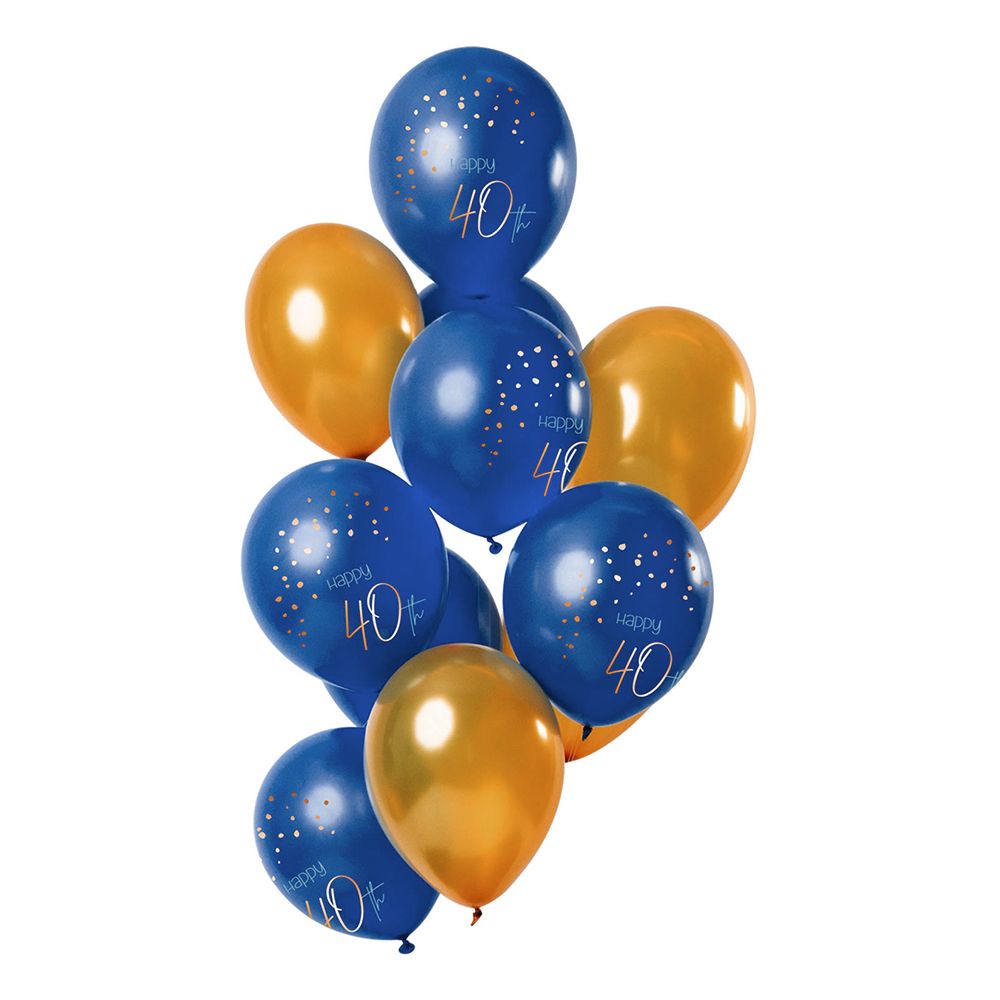 Ballonger Happy 40th True Blue