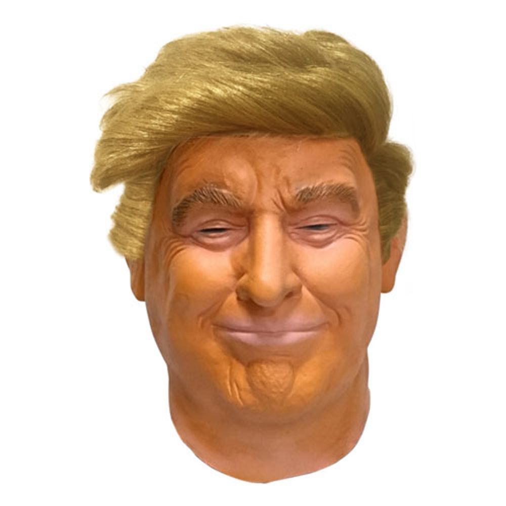 Lateksi-naamari Donald Trump