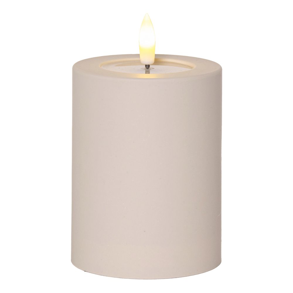 LED Bloklys Soft Beige