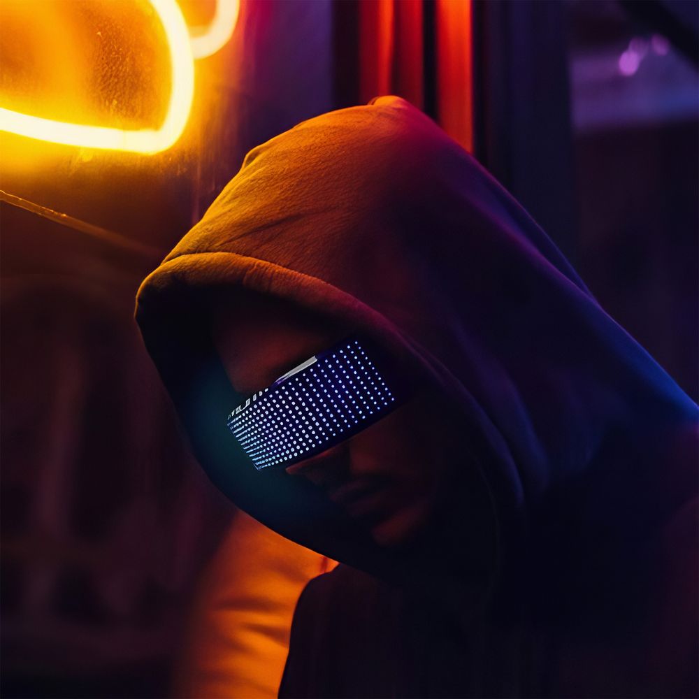 LED Bluetoot Briller