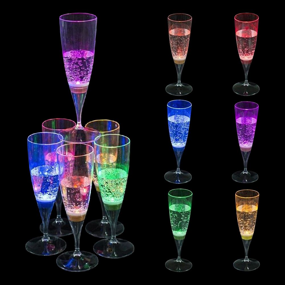 LED Blinkande Champagneglas
