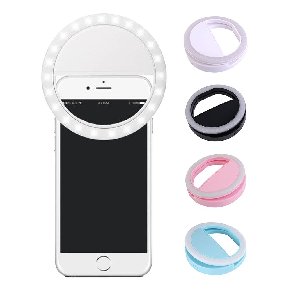 LED Selfie Lampa Mobiltelefon