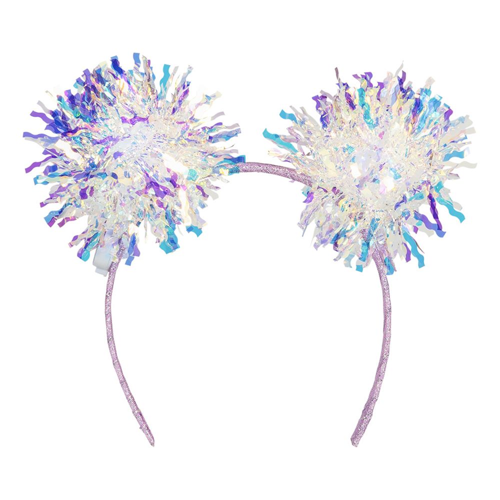 LED Hårbøjle Pompom