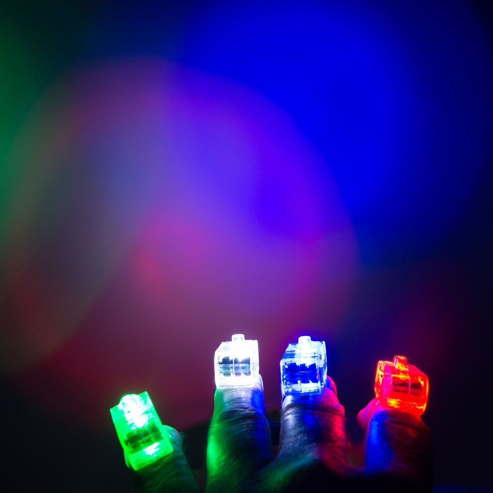 LED Diskofingre