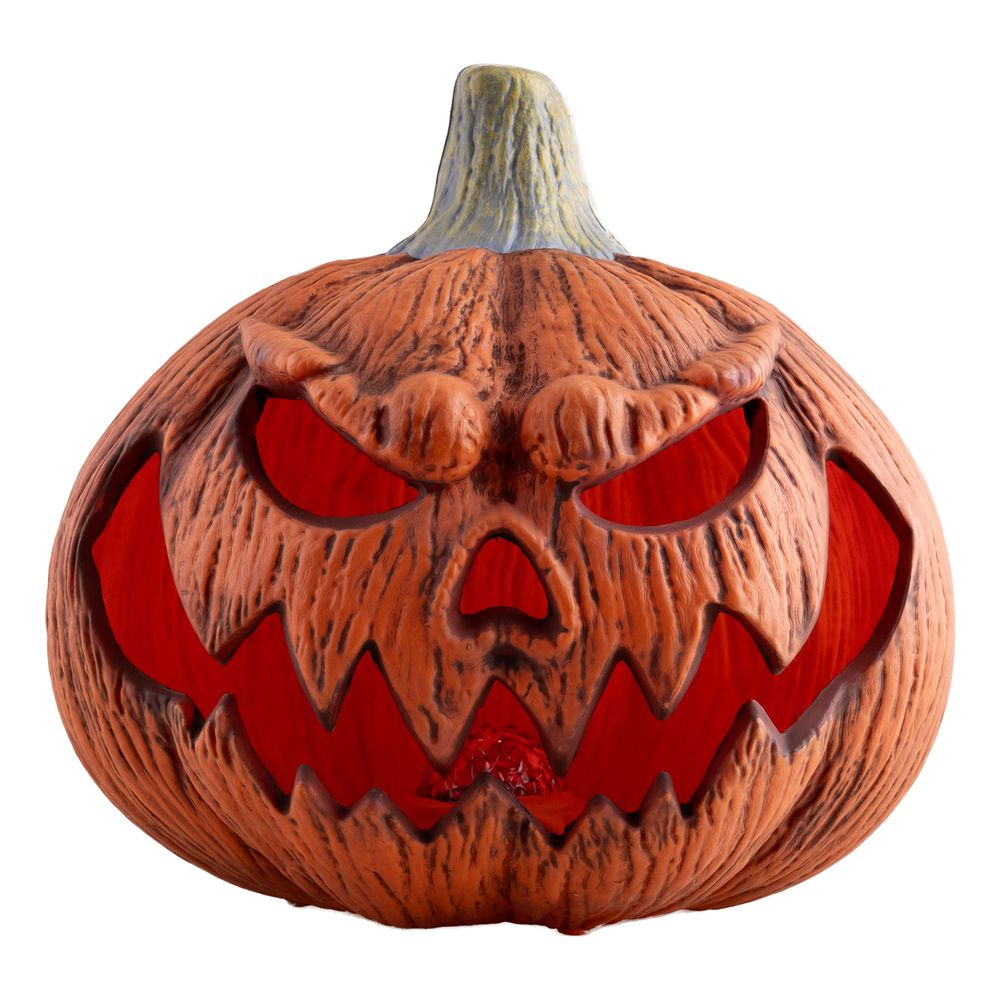 LED halloween-græskar med lydprop