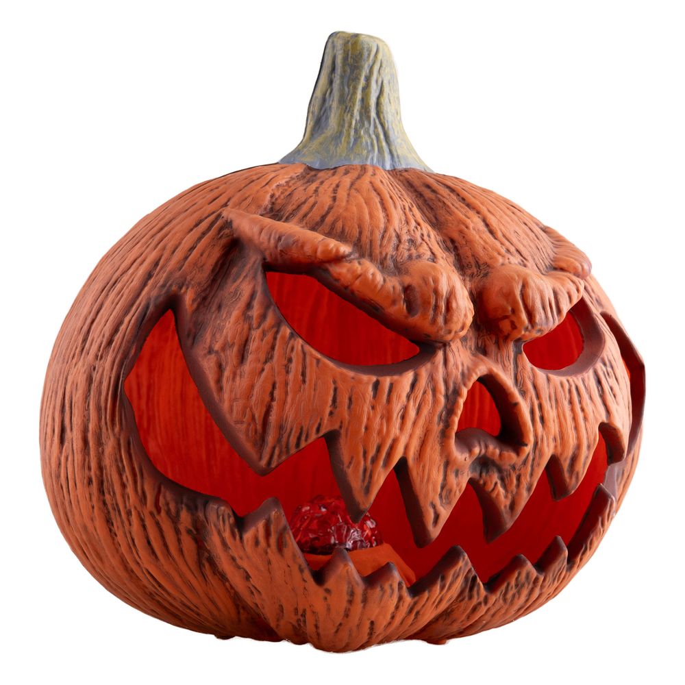 LED halloween-græskar med lydprop