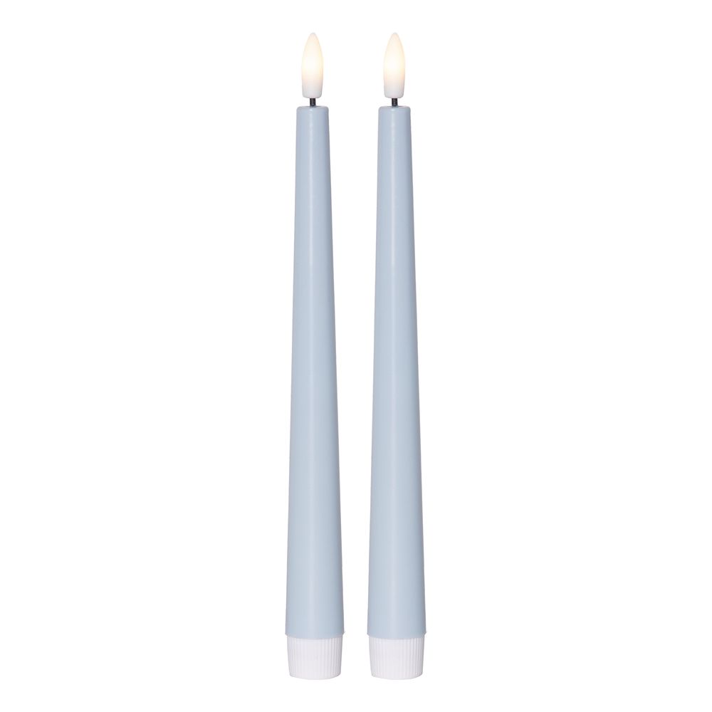 LED Kronelys Blå