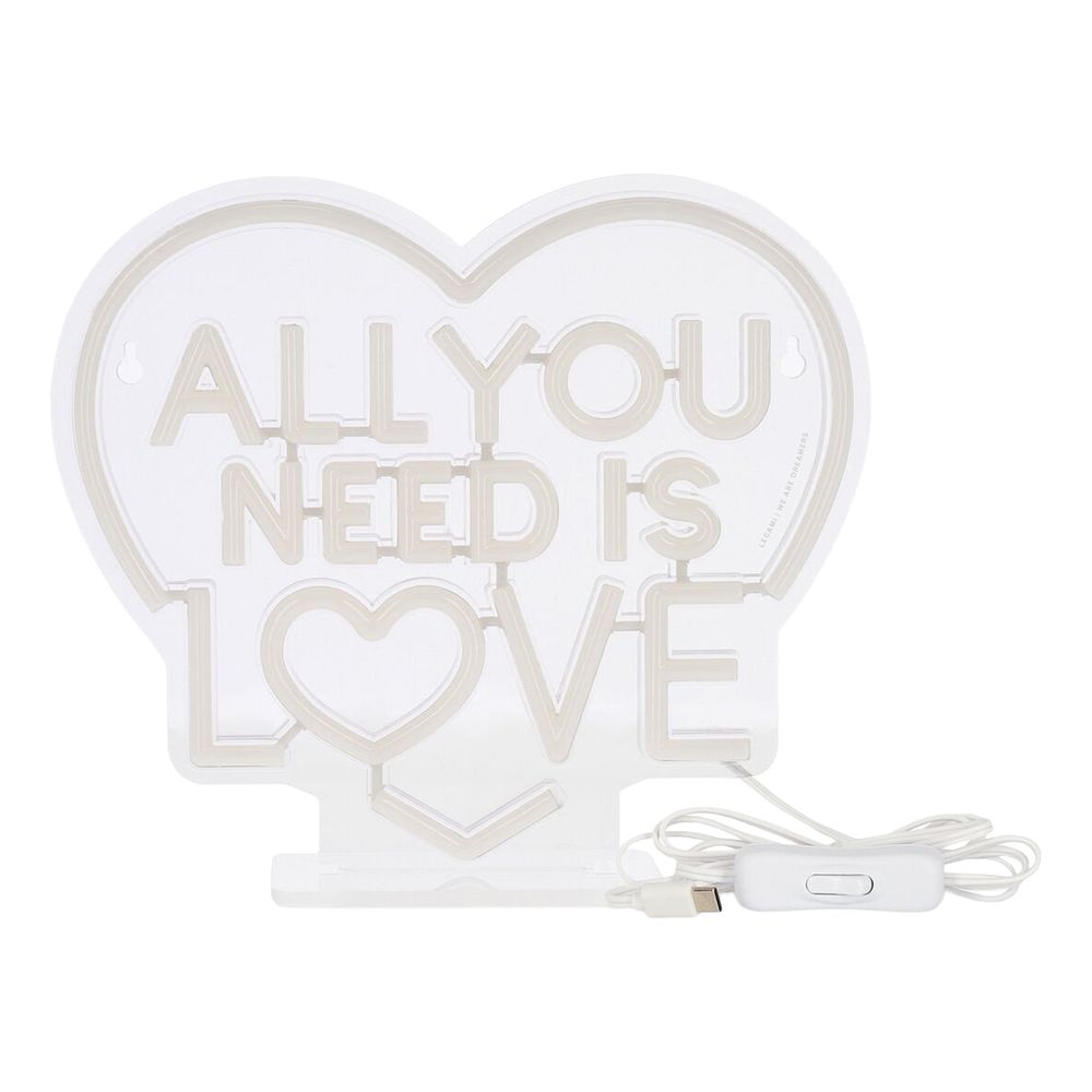 LED-lampe All You Need is Love