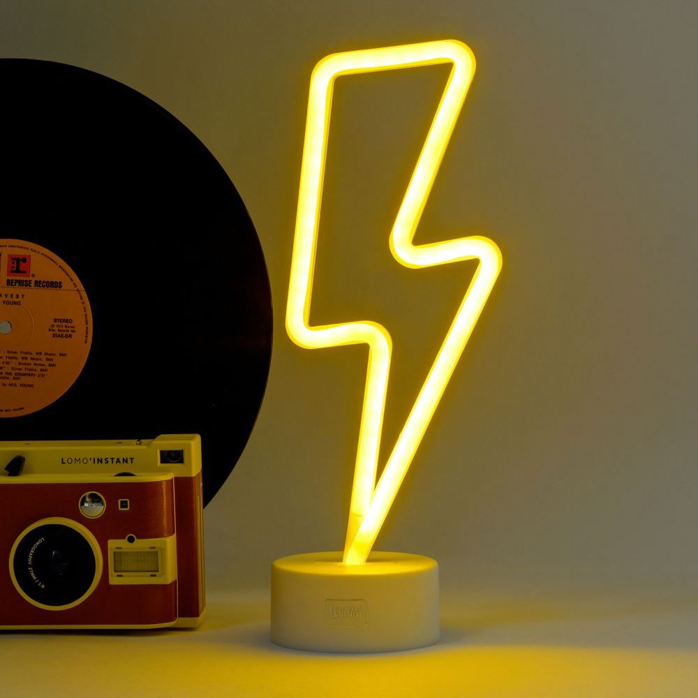 LED-lampe Lyn med neon-effekt