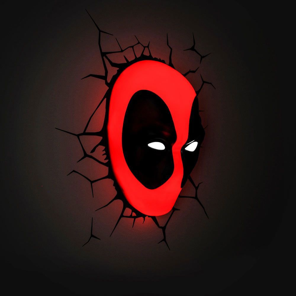 Deadpool 3D Væglampe