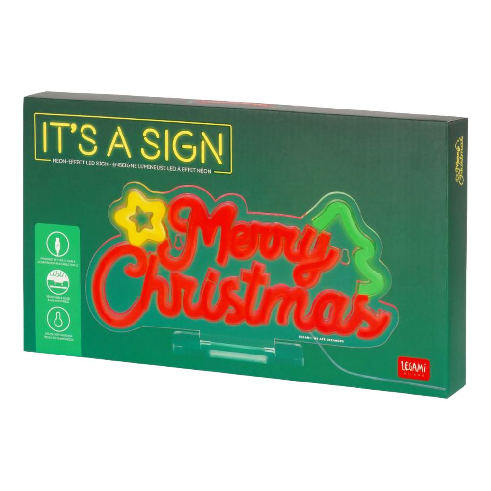 LED-lampe Merry Christmas