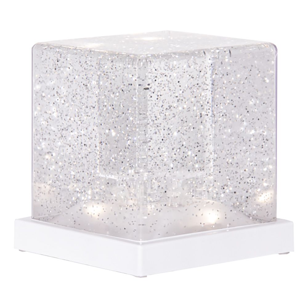 LED Lampe med Snefald