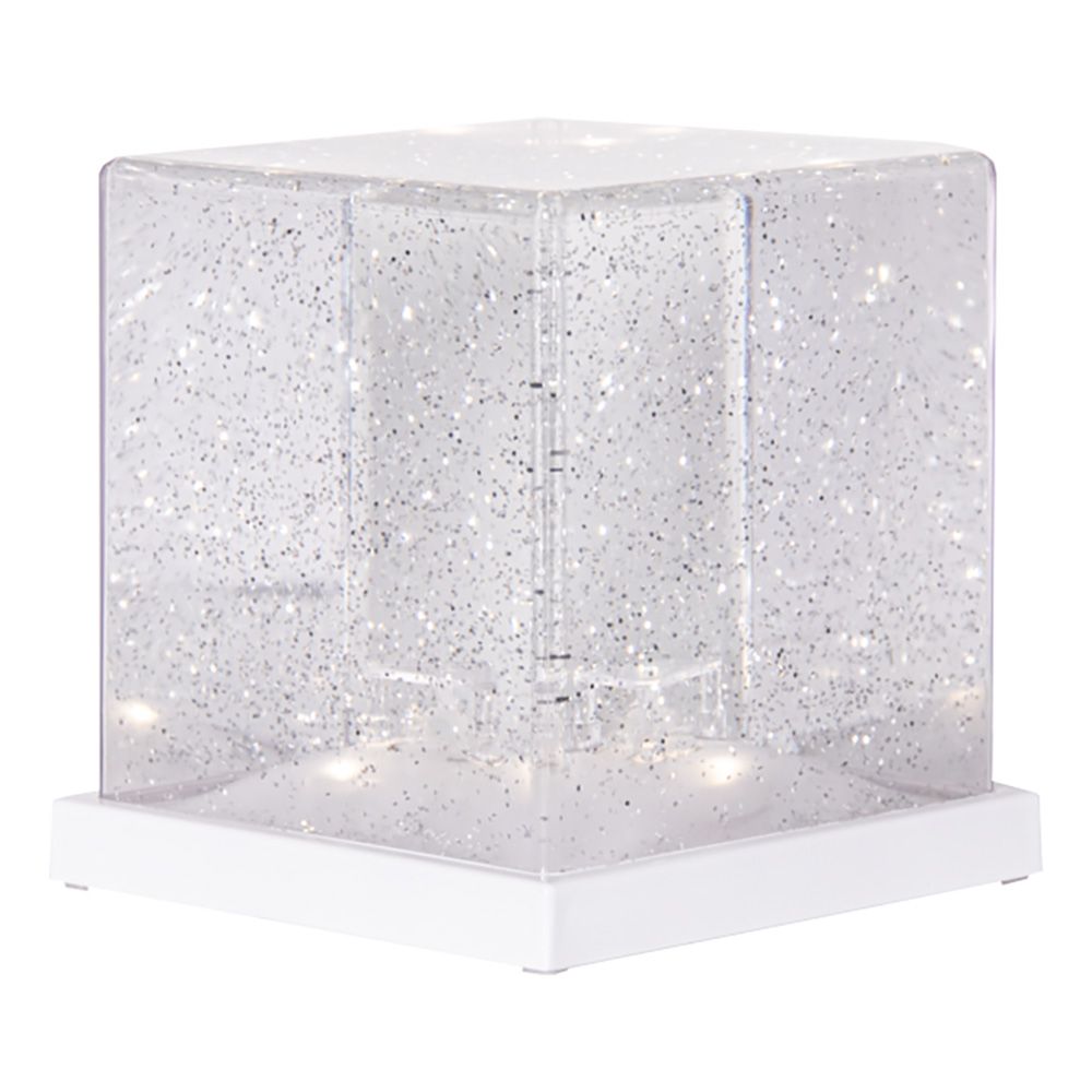 LED Lampe med Snefald