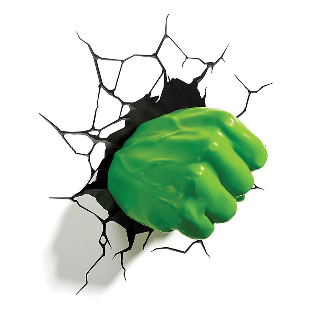 Hulken 3D Vägglampa