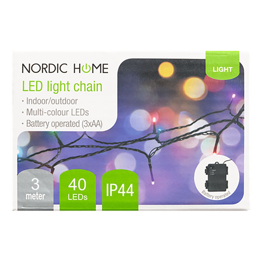 LED Valonauha Monivärinen Paristokäyttöinen