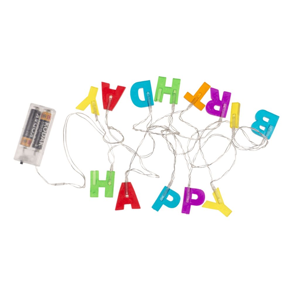 LED Lysslynge Happy Birthday
