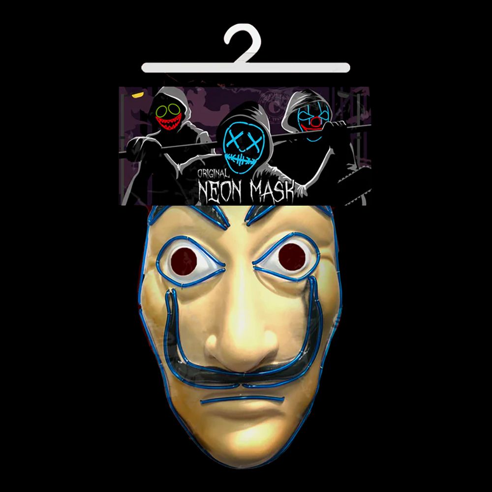 El Wire La Casa de Papel LED Mask