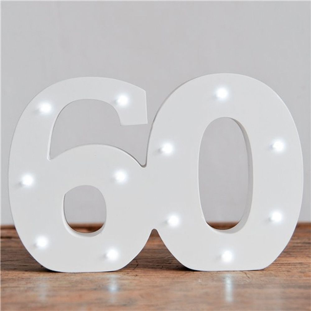 LED Sifferlampa 60 Vit