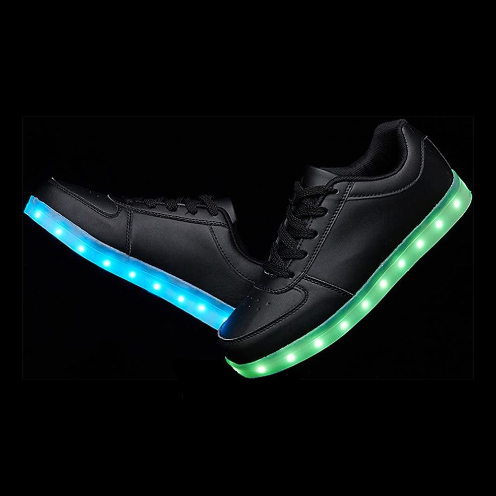 Svarte LED Sko