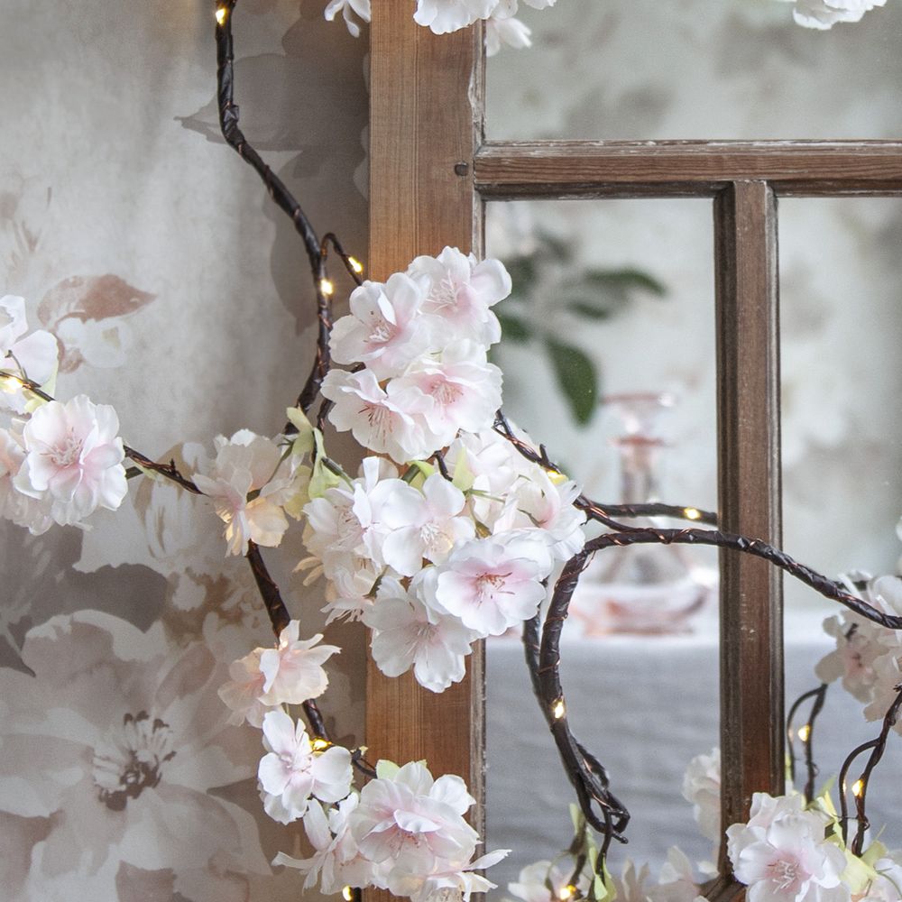 LED Lyskæde Kirsebærblomst