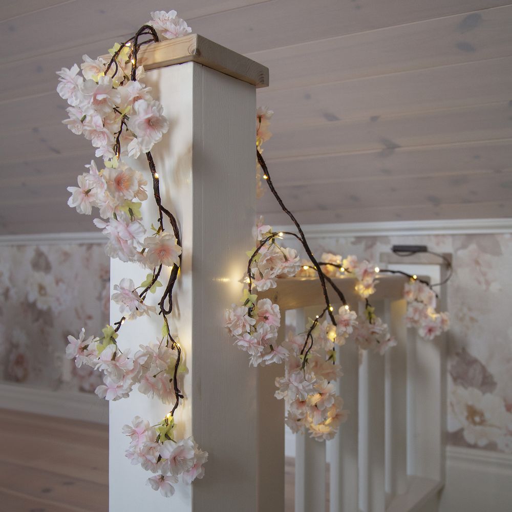 LED Lyskæde Kirsebærblomst