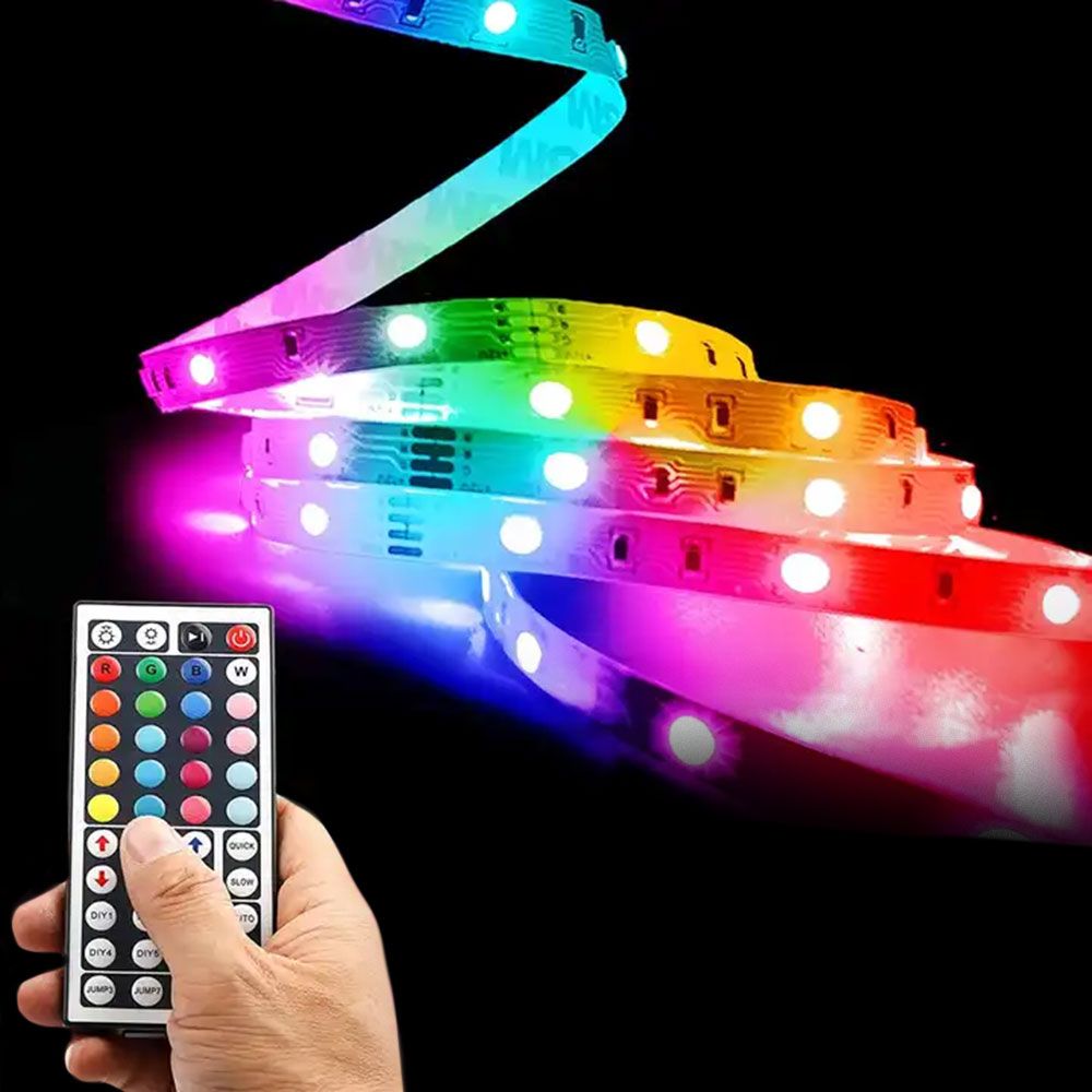 RGB LED Valonauha Kauko-ohjaimella
