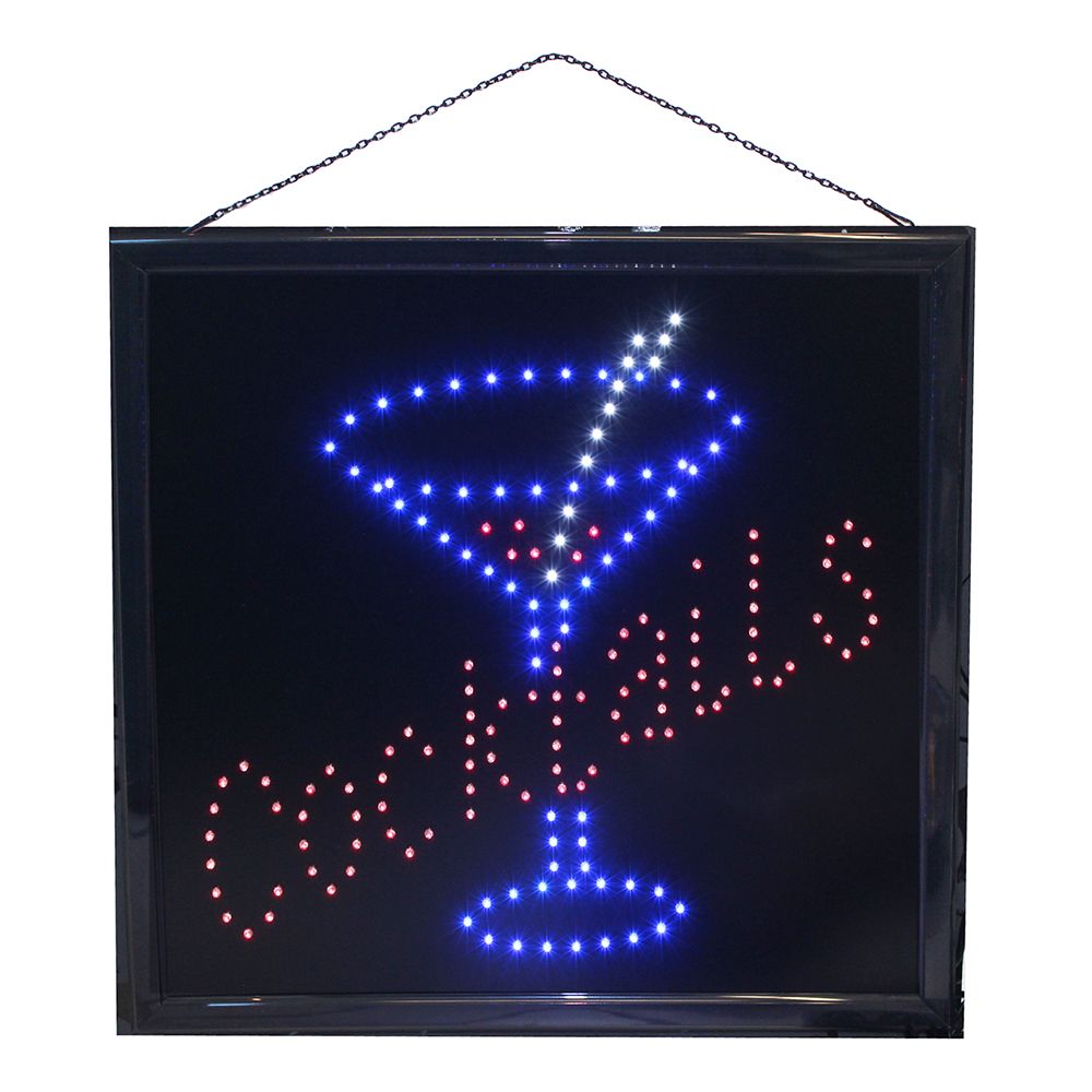 LED-Skilt Cocktails