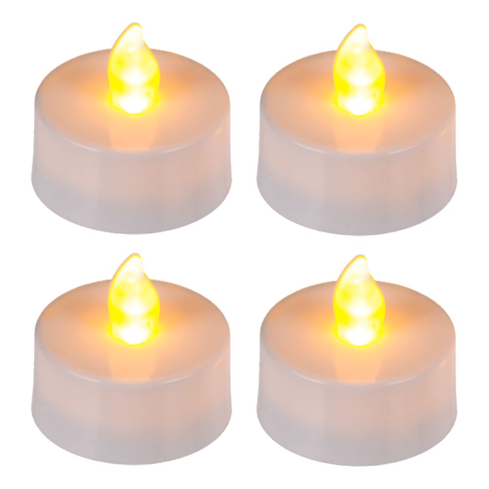 LED-Telys med Flammende Flamme