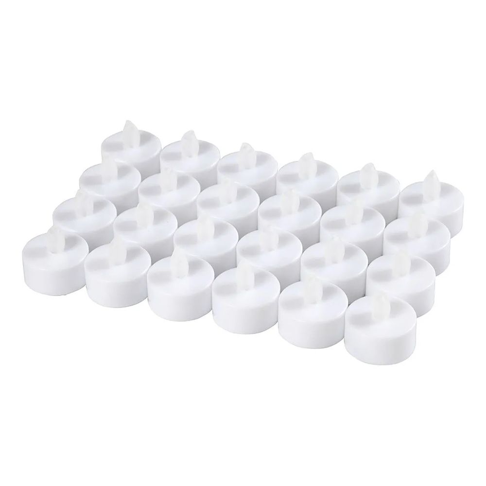 LED Telys Hvit