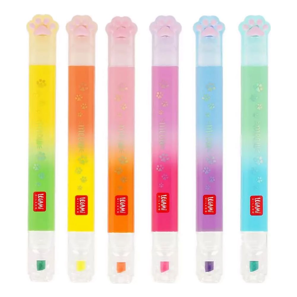 Legami Meow Highlighters Pastel