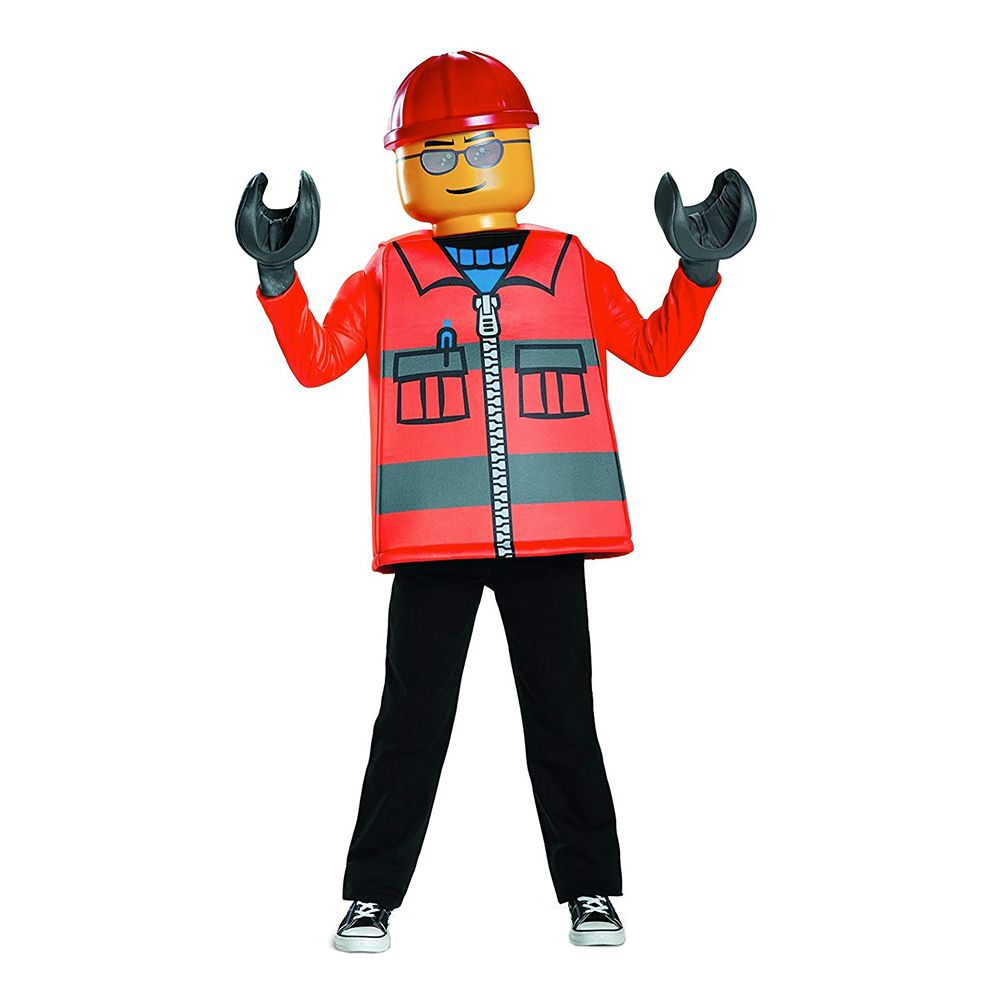 LEGO Rakennustyöläinen Lapset Naamiaisasu