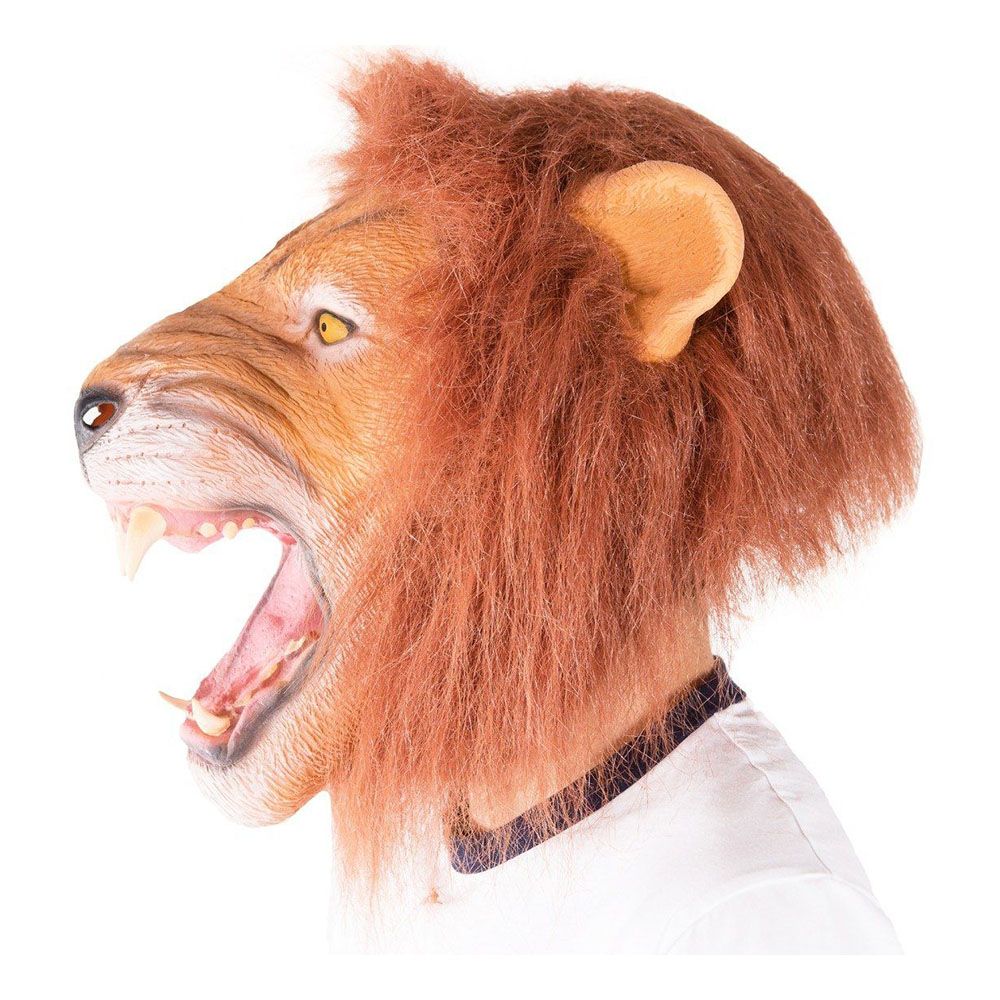 Løve Maske med Hår