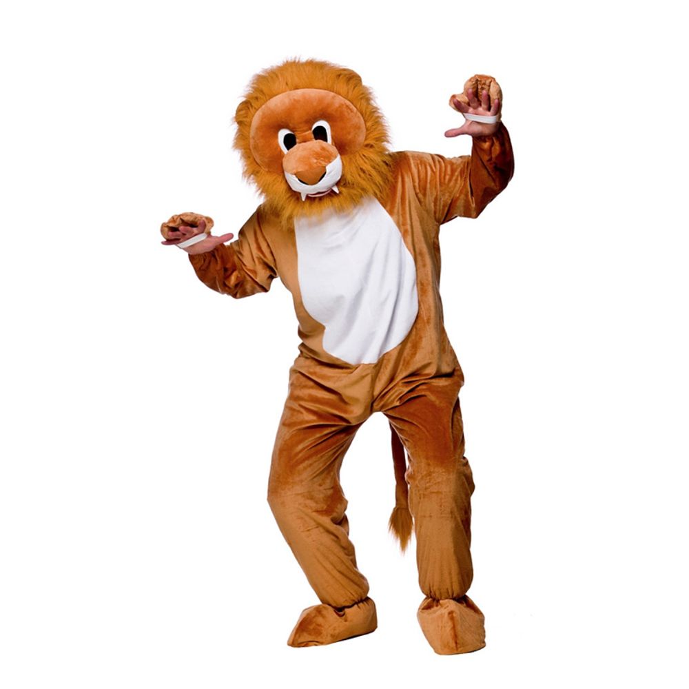 Lejon Maskot Maskeraddräkt