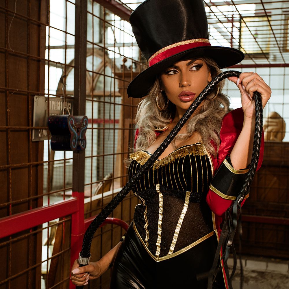 Løvetæmmer Catsuit Kostume Deluxe